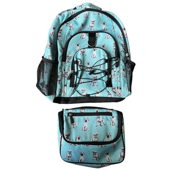 Pottery Barn Gear-Up Frenchies Backpack and matching lunch box - Picture 2 of 11
